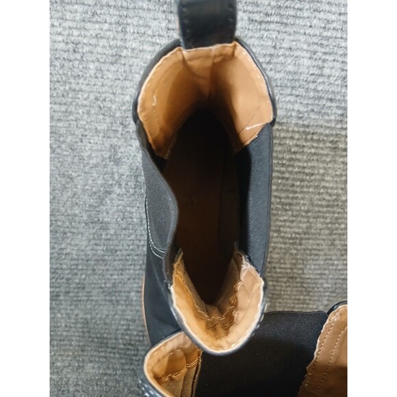 Joie Leather Boots Chelsea JJ Black Slip-On Ankle Womens Size 10 - Picture 5 of 9